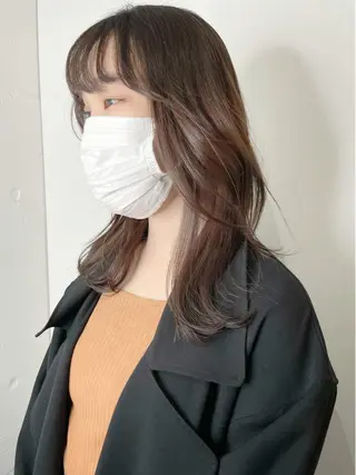 ミディアム シンプル+αな デザインを 松崎陸のヘアスタイル