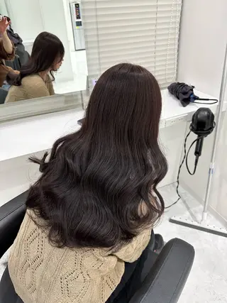 セミロング カラー ♡上品韓国髪♡ブラ ウン/SAYATOのヘアスタイル