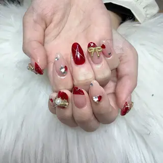 ネイル 🎀nana🫧 ワンホンネイル🎀のネイルデザイン