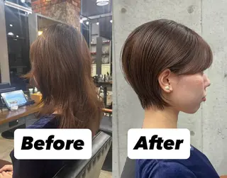 ショート 韓国レイヤー/ ショート Eightのヘアスタイル