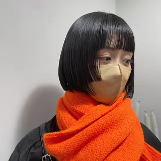 ショート カラー 𝑺𝒂𝒌𝒊 🩶マンツーマン施術のヘアスタイル