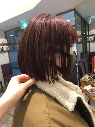 ショート カラー 奥野 紗弓のヘアスタイル