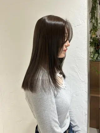 セミロング カラー Liru:smart salon/茅ヶ崎のヘアスタイル