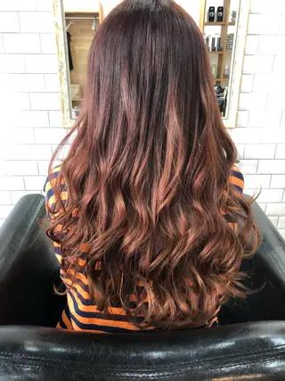 ロング 橋本 敬介のヘアスタイル