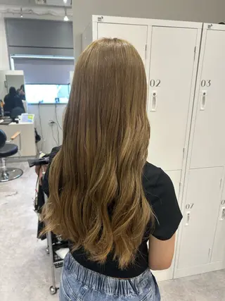 セミロング カラー ヘアアレンジ ボブ /ニュアンス/ satomi🧸💖のヘアスタイル