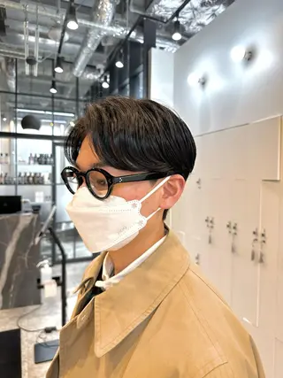 パーマ メンズ 韓国レイヤー✨ yasuko銀座のヘアスタイル