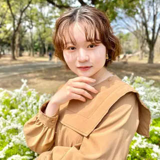 ショート カラー 髪質改善 /市村 優音のヘアスタイル