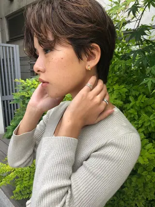 ショート カラー パーマ “ミニモ最高評価獲得 “代表"Kohei"のヘアスタイル
