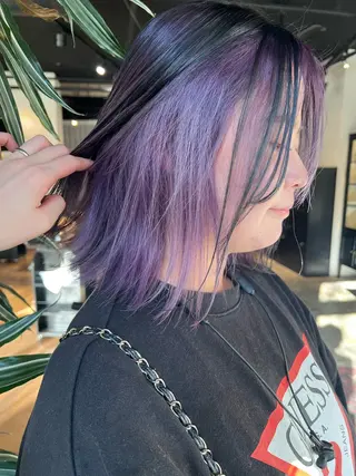 ミディアム カラー 🌈ケアブリーチ🌈 おぐまなつきのヘアスタイル