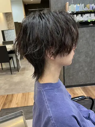 ミディアム メンズ 菅原流星🌟カット/ メンズ/メンズパーマのヘアスタイル