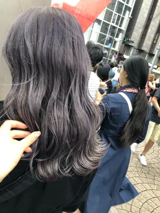 ロング カラー ヘアアレンジ メンズ キッズ ネイル マツエク・マツパ 透明感カラー🤎 ゆりのヘアスタイル