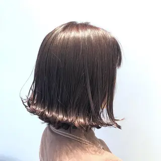 ミディアム カラー 🌈ぷる艶カラー🌈 髪質改善👑柳沼尚貴のヘアスタイル