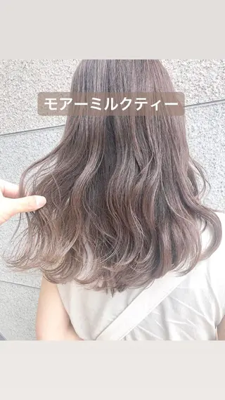 ミディアム カラー 店長 小池アキトのヘアスタイル