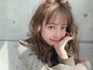 セミロング カラー 韓国艶カラー🇰🇷 DISCO💙のヘアスタイル
