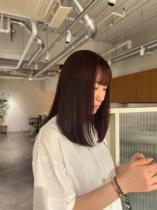 ミディアム 🌷下野 莉果/ボブ /パーマ/メンズ🌷のヘアスタイル