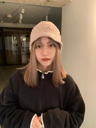 ミディアム kana shimizuのヘアスタイル