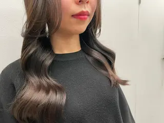 ロング 韓国風🤍 イワサキ　リコ🍒のヘアスタイル