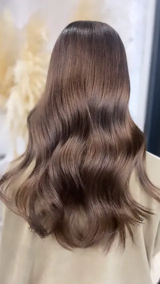 ロング カラー ハイトーン/ダブル カラー/akihoのヘアスタイル