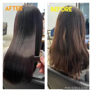 ミディアム カラー スズキジュンペイ 銀座/髪質改善のヘアスタイル