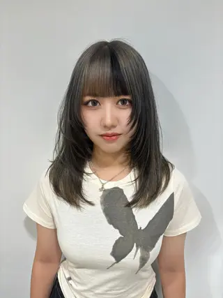 ロング カラー ユリナ /Chlori淡路店のヘアスタイル