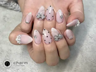 ネイル ネイルルーム チャームのネイルデザイン
