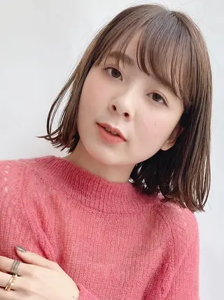 ミディアム ミディアムレイヤー 添田晃基のヘアスタイル