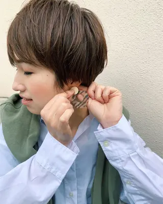 ショート 中垣 南のヘアスタイル