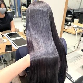 ロング カラー ツヤ髪/韓国ヘア 💎Nokaのヘアスタイル