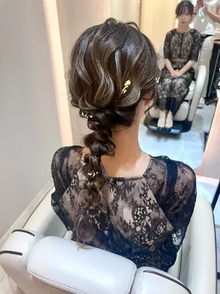 ロング ヘアアレンジ ヘアセット ✴︎Mai✴︎銀座のヘアスタイル