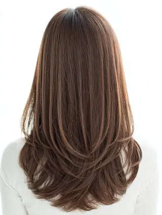 ロング カラー 松本 桜のヘアスタイル