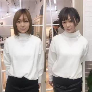 ショート カラー 大人可愛いショート* NoWL栗原隆成のヘアスタイル