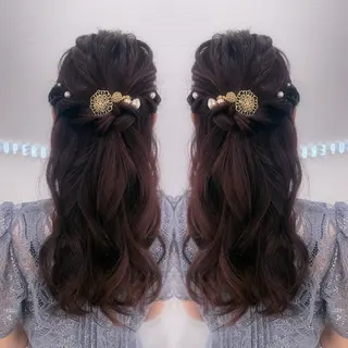 ヘアアレンジ ヘアセット 🤍AIRA🤍のヘアスタイル