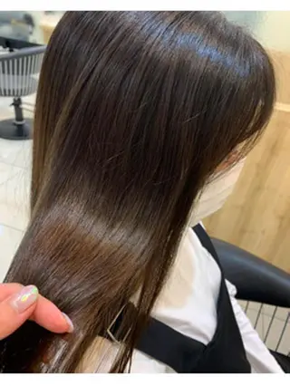 カラー 柔らか透明感カラー ｜ほんのりレイヤー｜のヘアスタイル