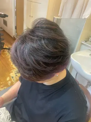 カラー 中田 渚のヘアスタイル
