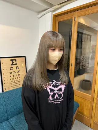 セミロング 縮毛矯正＆髪質改善 特化/ゆいのヘアスタイル