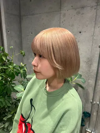 ショート カラー 🤡暖色レイヤー 🤡みさきのヘアスタイル