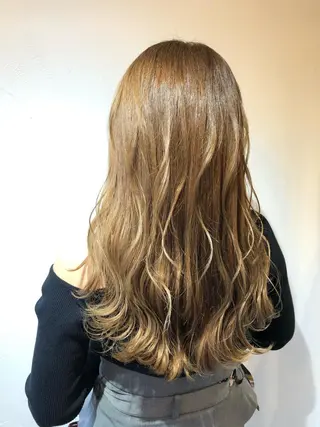 ロング カラー ベイリコルド　アトリ 店長　宮城一真のヘアスタイル