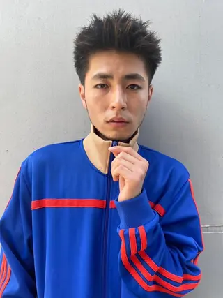 ショート カラー パーマ CEINE loqのヘアスタイル