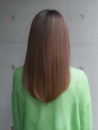 ミディアム 池田識之 髪質改善のヘアスタイル