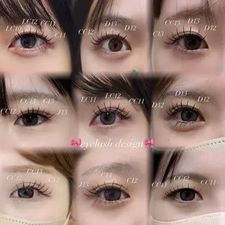 マツエク・マツパ CreBiA🎀 ayaのマツエク・マツパデザイン