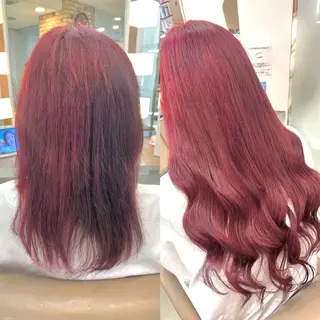 ヘアメ🎀推しカラー 🥣横浜/しほ🧸のヘアスタイル