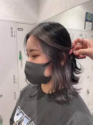 ミディアム mitsuki🎀 ブリーチ/エクステのヘアスタイル