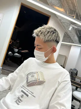 ショート カラー 渋谷 【メンズ特化】ナゴムのヘアスタイル