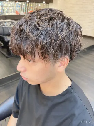 ショート パーマ メンズ メンズパーマ特化/ メッシュ/薫/店長のヘアスタイル