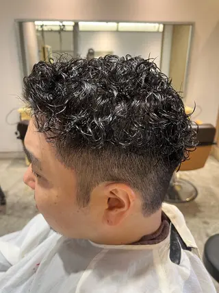 ショート メンズ EIGHT MEN 池袋西口店 【エイト】 (メンズサロン エイト メン イケブクロニシグチテン)所属・清水 men'sパーマ特化のヘアスタイル