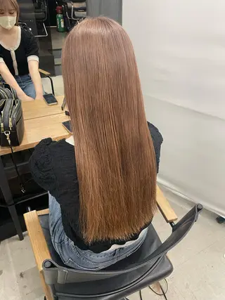 カラー 伊藤 莉奈　韓国ヘアのヘアスタイル