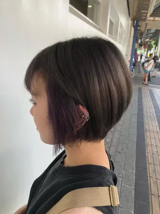 ショート カラー 東條 克義のヘアスタイル