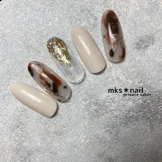 ネイル mks＊nail //  枚方長尾のネイルデザイン