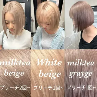 ロング ハイトーン髪質改善 🫧大阪/kanonのヘアスタイル