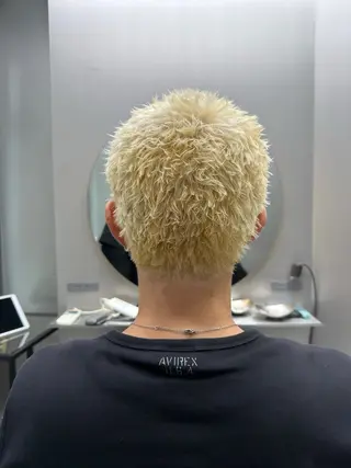 ショート カラー パーマ メンズ 💈メンズ/パーマ 💈中目黒/谷のヘアスタイル